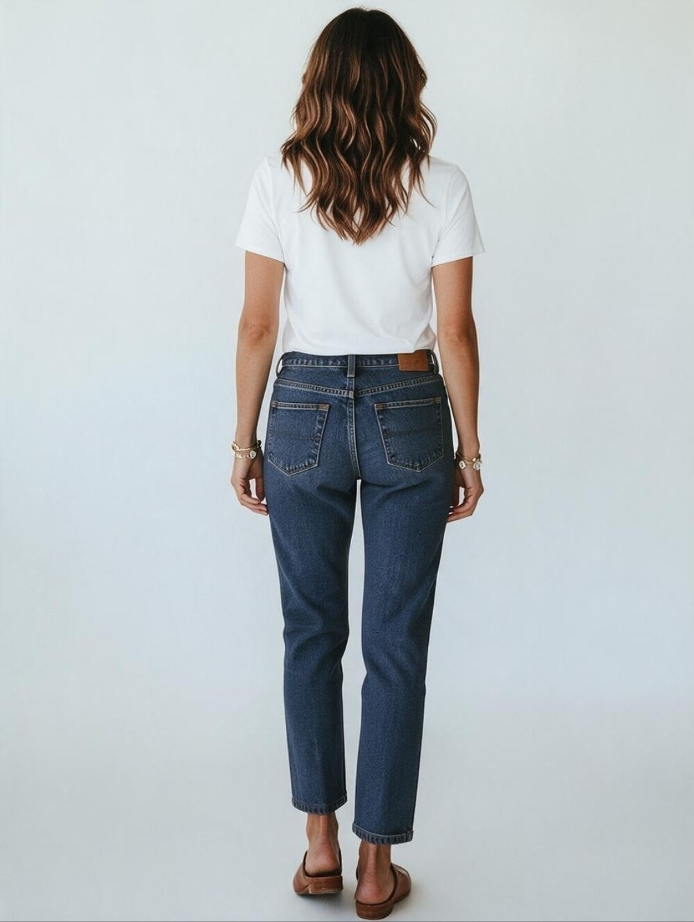 Polo by Ralph Lauren Logo Cuff Jeans In Medium Wash Size 12